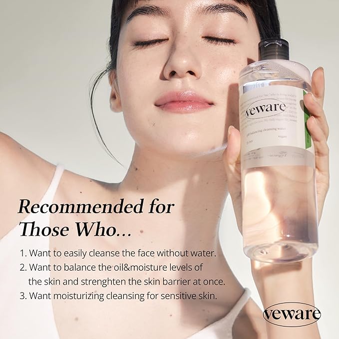 Vegan Lip & Eye Remover 8.45 fl.oz and Vegan pH Balancing Cleansing Water 16.9 fl.oz Bundle l Micellar Water, Makeup Remover, Hypoallergenic Moisturizing Cleansing