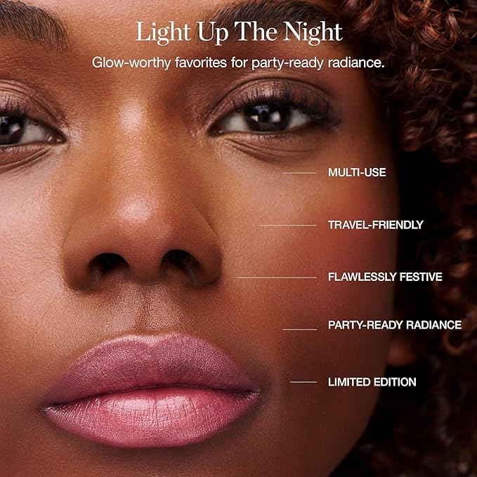 Ogee Cheers to Glow Limited-Edition Set - Sculpted Face Stick in Copper, Tinted Sculpted Lip Oil in Rosalia, and Beyond Clean Volumizing Mascara