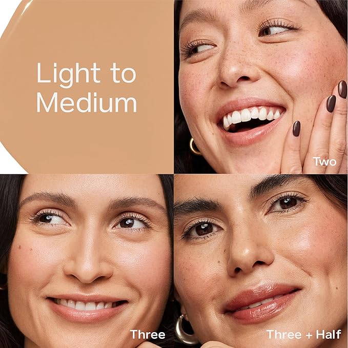 Saie Hydrabeam Under Eye Brightener - Sheer + Hydrating Eye Brightener with Cucumber Extract - Instantly Illuminates Skin for a Radiant Finish - Shade 3.5 (0.2 oz)