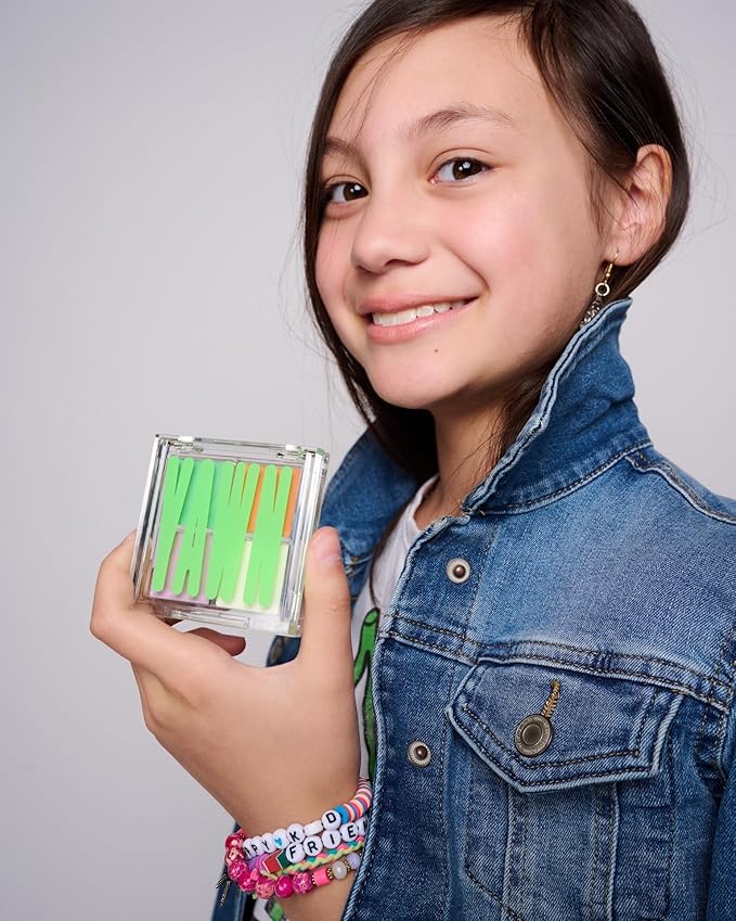 YAWN Non-Toxic Lip + Cheek Palette for Kids & Teens | For Lips, Blush & Highlighter | Shimmery, Vegan & Cruelty-Free | Free from Parabens, Sulfates, Phthalates & More | Made in USA