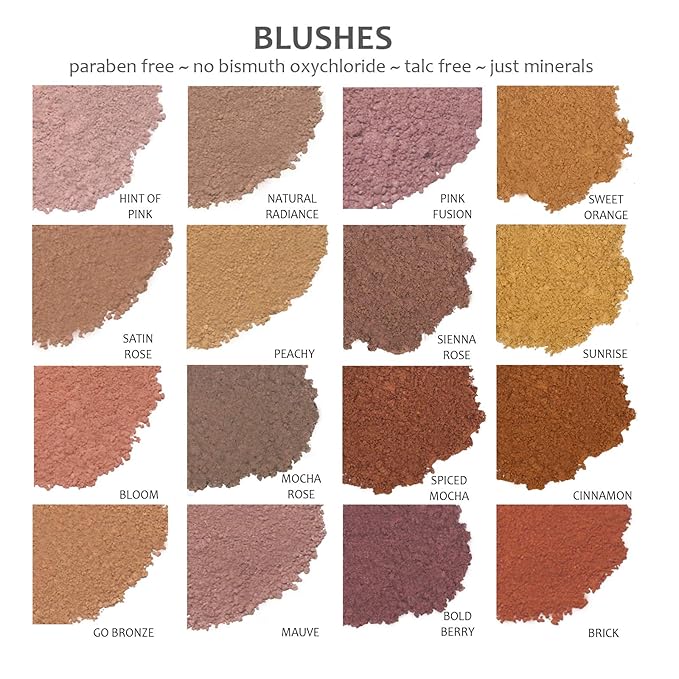 Demure Mineral Make Up Blush, Loose Powder Makeup, Natural Makeup, Blush Makeup, Professional Makeup, Cruelty Free Makeup, Blush Powder By Demure (Pink Fusion)