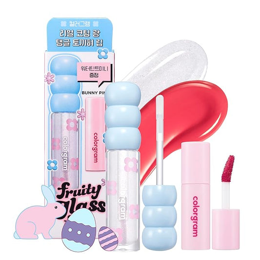 COLORGRAM Fruity Glass Tint 00 Pearl Gloss + Fruity Water Tint Mini