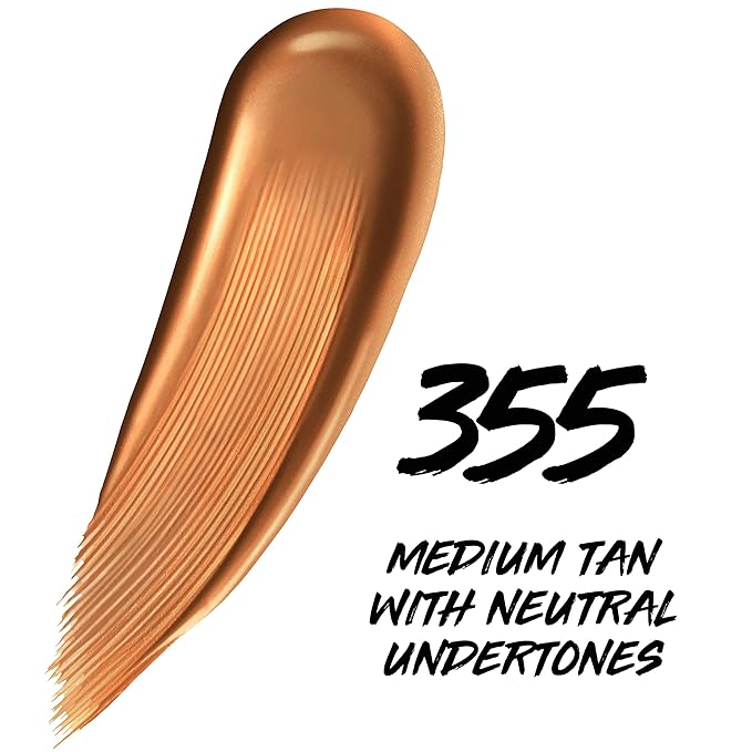 Maybelline New York Super Stay Up to 24HR Skin Tint, Radiant Light-to-Medium Coverage Foundation, Makeup Infused With Vitamin C, 335, 1 Count, Super Stay Tint 355, 1.0 ounces, 0.4542 fluid_ounces
