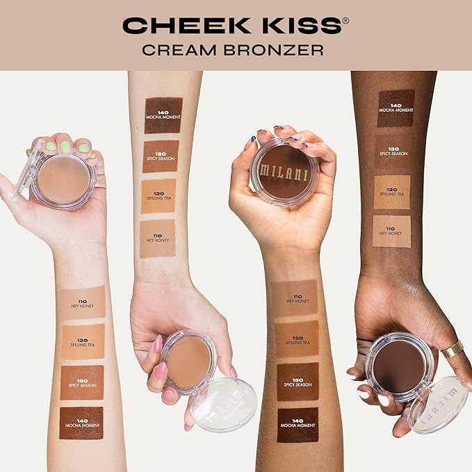 Milani Cheek Kiss Cream Bronzer- 140 Mocha Moment