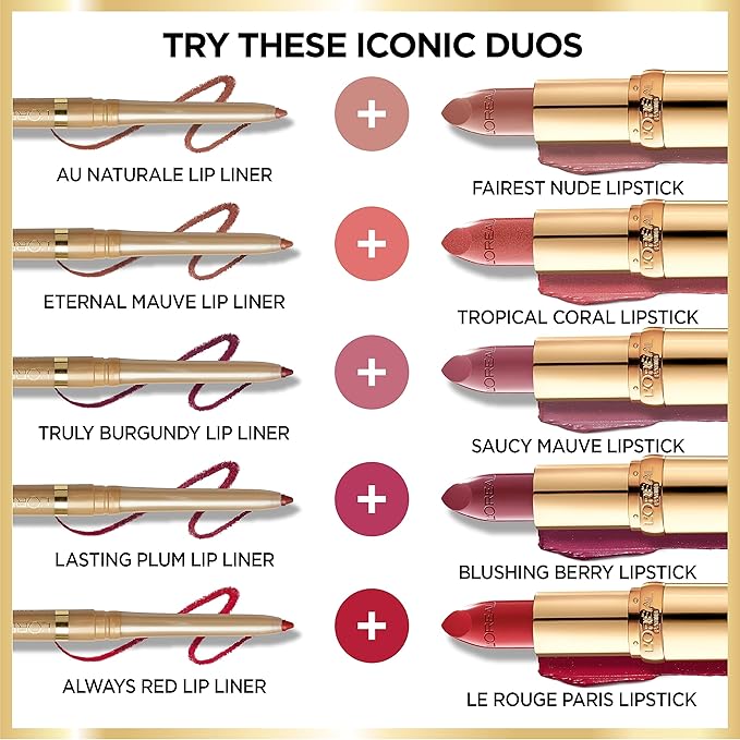 L’Oréal Paris Colour Riche Original Creamy, Hydrating Satin Lipstick with Argan Oil and Vitamin E, Brazil Nut , 1 Count