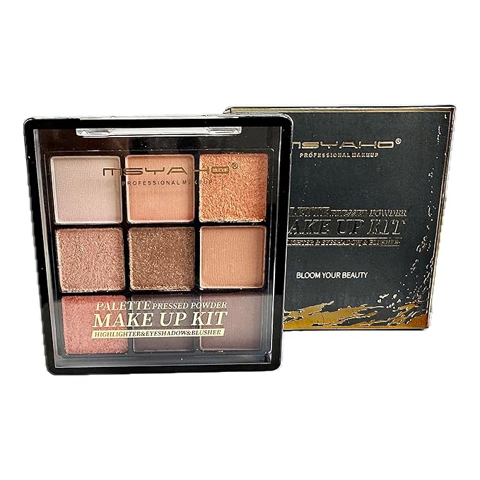 3 in 1 Palette Pressed Highlighter & Eyeshadow & Blusher Professional Makeup Kit
