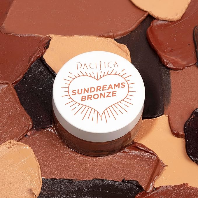 Pacifica Bronzer –Sun Dreams Matte Bronzing Cream Highlighter, Hydrating & Buildable Contour with Floral Extracts, Talc-Free, Vegan & Cruelty-Free, 1 oz (Shade Glow)