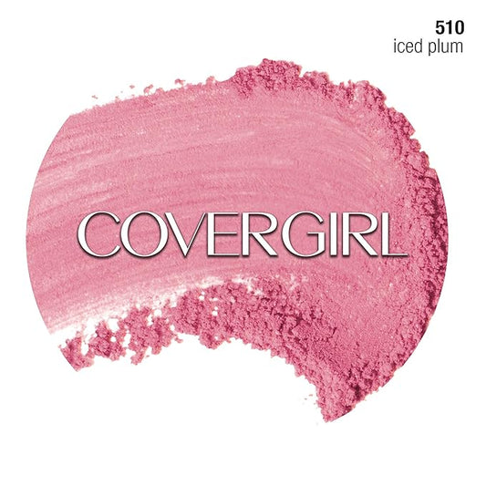 COVERGIRL Classic Powder Blush, Iced Plum, 0.3 Fl Oz, 2 Count (Pack of 4)