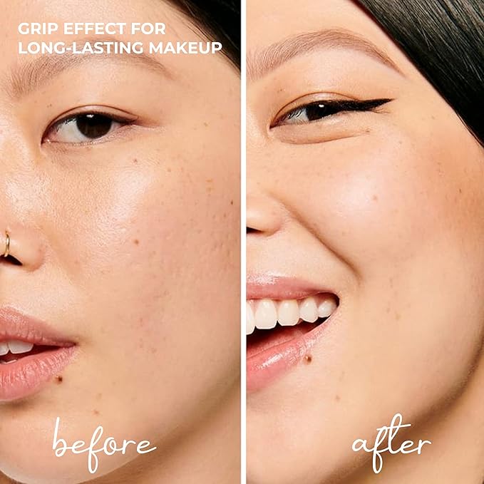 Prep Grip Jelly Primer, Hydrating Primer for Face Before Makeup for Long-Lasting Hold, Gripping Gel Base for Foundation, Lightweight Makeup Application Gel, Plumping Serum Texture, 1.01 fl.oz