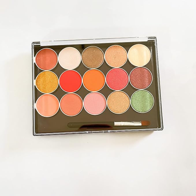 Medium Size Empty Magnetic Makeup Eyeshadow Palette with Clear Top- Organize, Depot DIY Your Own Palette 5.6‘x 4.33''