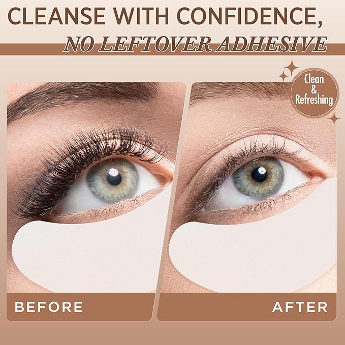 LASHVIEW Eyelash Extension Remover Cream, Gentle Eyelash Glue Remover Low Irritation for Sensitive Skin Gel Texture 5g