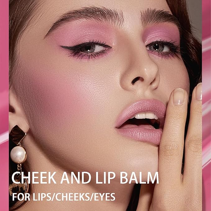3-in-1 Warm Change Magic Gel: Transparent Crystal Color Changing Blush - Long Lasting Blendable Finish, All Skin Tone (02)