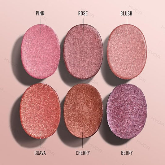 KYDA Mineral Color Balm, SPF 35, Creamy Blendable Color for Lips&Cheeks, Buildable Shimmer Finish, Lightweight Formula, Multiuse Makeup Stick, CHERRY