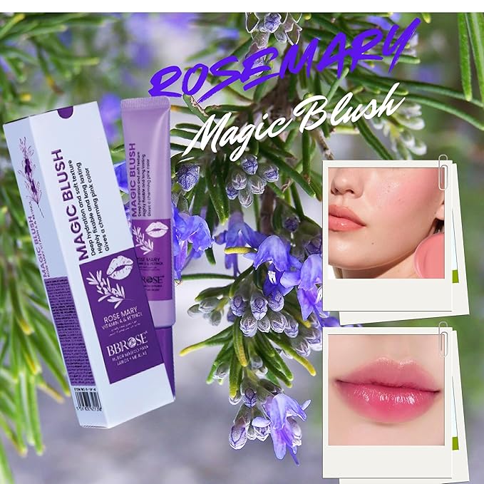 Magic Blush 20ml - Deep Hydration and Soft Texture, Highly Fixable and Long-Lasting, Provides Charming Pink Color with Instant Radiance, Flawless Color Payoff,