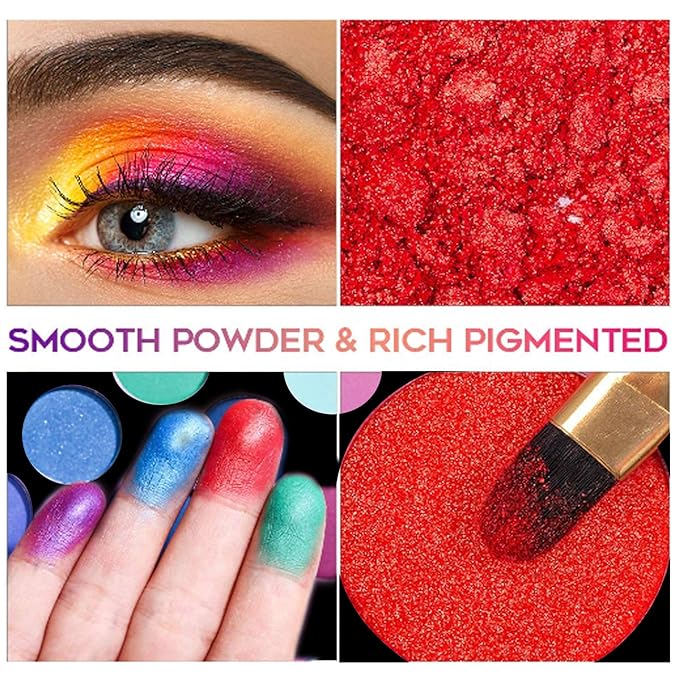 All in One Makeup Valentine's Day Gifts Kit for Women, Professional 78 Colors Combination Palette Makeup Set Include 48 Eyeshadow,18 Lip Gloss,3 Blusher,6 Concealer,3 Contour Powder,8 Brushes,1 Mirror