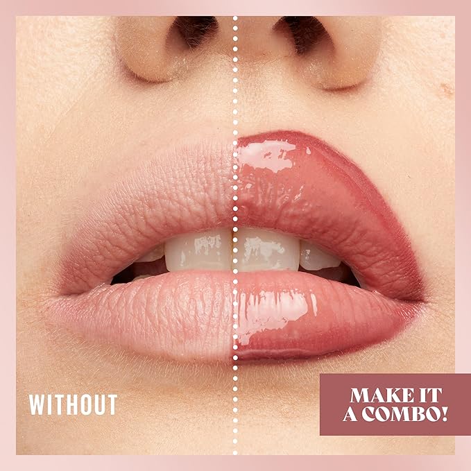 Maybelline Lifter Gloss and Lifter Liner Bundle, Lip Gloss and Lip Liner in Shades Amber and Cross The Line, Pack of 2