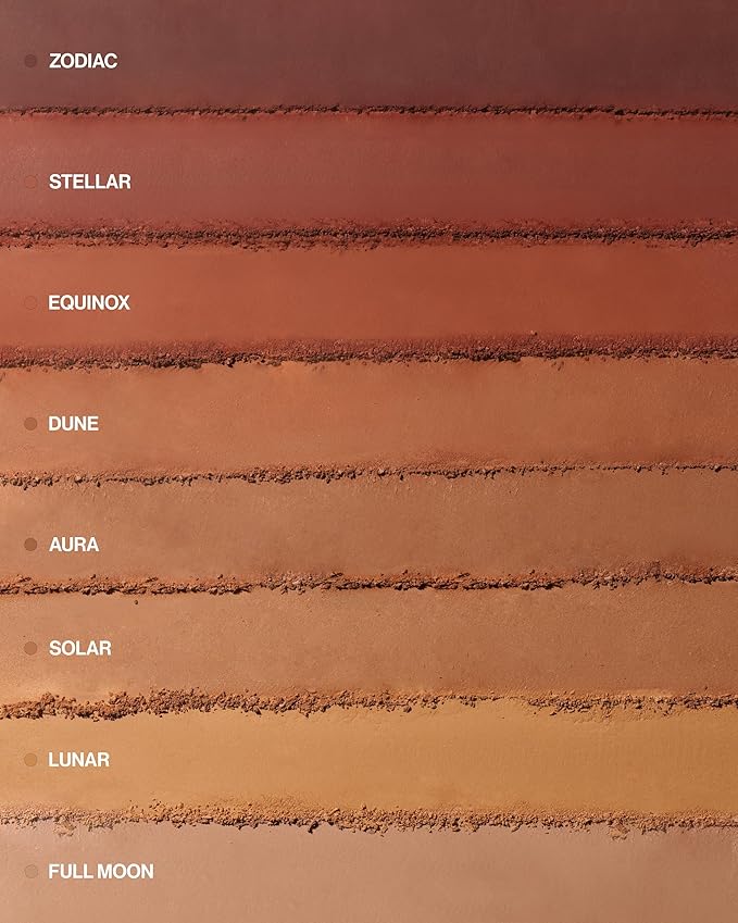 MAKE Beauty Skin Mimetic Microsuede Bronzer Powder - Matte Bronzing Powder Contour, Buildable Formula, Non Comedogenic, Long Lasting Color. Shade - Stellar for Deep Skin
