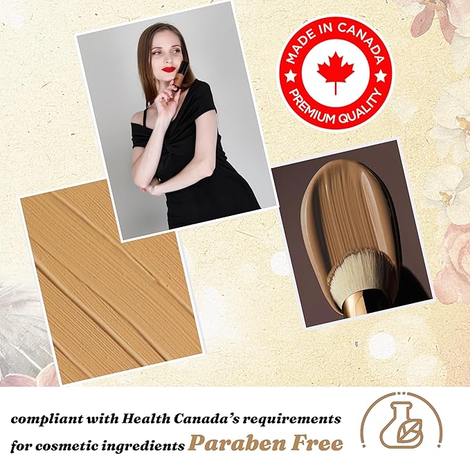 EQUALITY HI-DEF Foundation, Water resistant, Medium to Full coverage, Dewy finish non-matt, 12 hour wear Shine control, Cruelty Free, Paraben Free, 18ml/0.61 US Fl Oz - N75