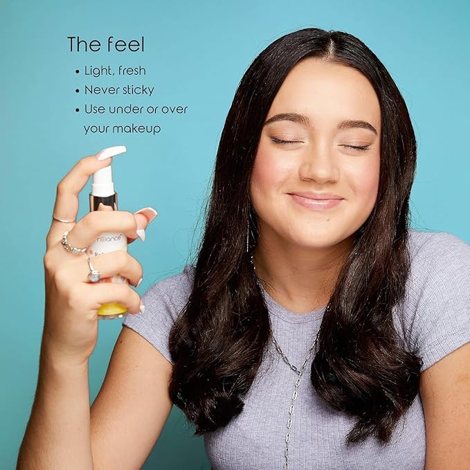 Frilliance Clear Skin Kit Perfecting Primer Serum & Facial Mist for Acne, Vegan Cruelty Free for Teens of All Skin Types, Mandelic Acid Fights Breakouts Blackheads