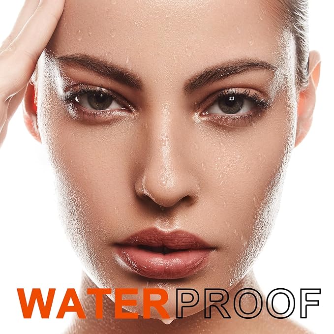 2pcs Matte Liquid Foundation,Full Coverage,Flawless Makeup, Minimizes Pores,Lightweight, 24Hr Long Wear,Waterproof,Oil-Control,Sweat-Proof