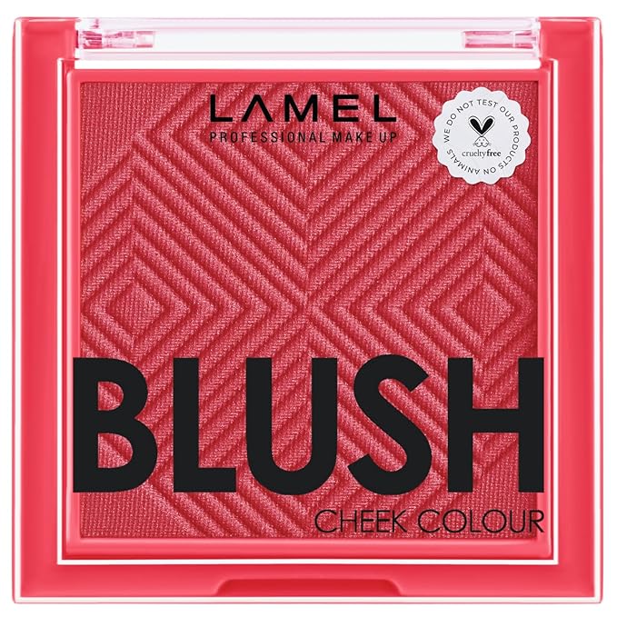 Blush Cheek Apricot Color Mini - Blendable Natural Blush Powder - Enhances & Defines Shapes & Features - Shading & Contouring Powder Blush - 4 Universal Shades - № 407 (Apricot) - 3.8g/0.13 oz