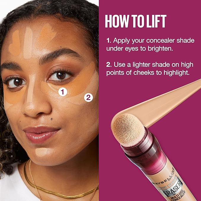 Maybelline Instant Age Rewind Eraser Dark Circles Treatment Multi-Use Concealer, 146, 1 Count (Packaging May Vary)