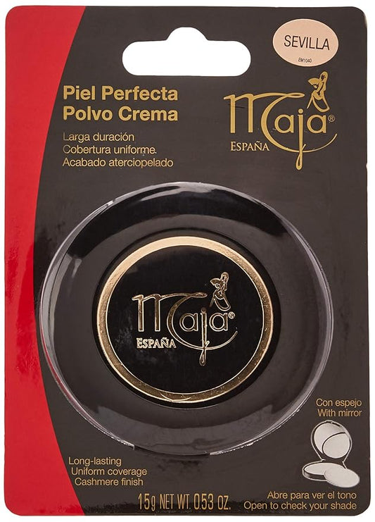 Maja MJ-34211 Brown Matte Face Powder, 0.5 Ounce, New