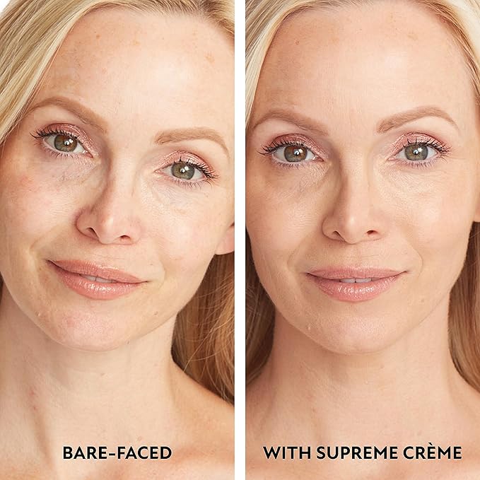 Westmore Beauty Supreme Creme All-Over Complexion Perfector – Long-Lasting CC Cream Foundation - Waterproof & Transfer-Resistant Skin Tint - 3.3 Oz (Light)