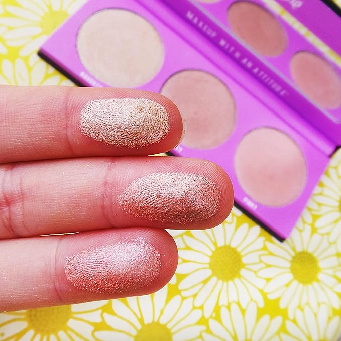 Rude Cosmetics Highlighting Shimmer Trio Makeup Women 0.47 oz