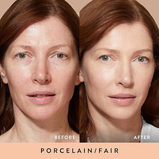 LAURA GELLER NEW YORK Quench-n-Tint Lightweight Tinted Moisturizer, Porcelain/Fair - Sheer to Light Buildable Coverage - Natural Glow Finish - Lightweight Formula with Hyaluronic Acid