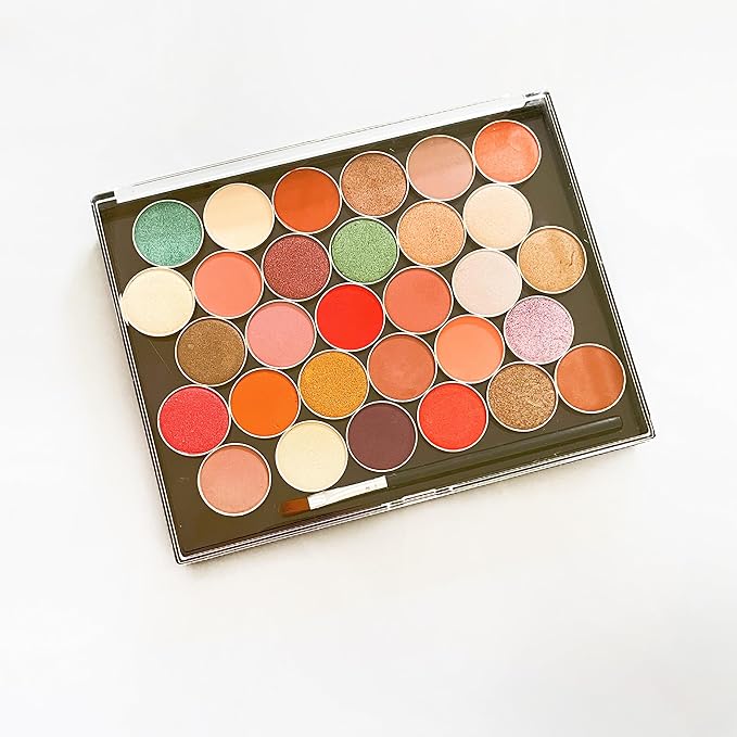 Empty Eyeshadow Magnetic Cosmetic Makeup Case Refillable Container Eye Diy Pans Light Weight Palette 7.28'' x5.7''
