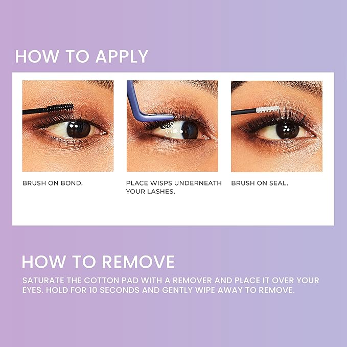 KISS Falscara Remover for Lash Adhesive, Makeup, Wisps + Lash Couture Lash Glue, Super Strong Strip Lash Adhesive, White