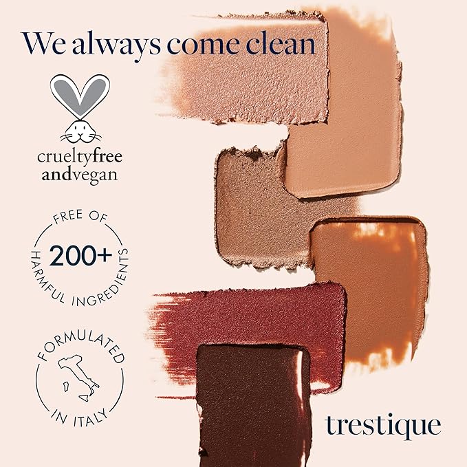 trestique Blush Stick, Vegan Blush Stick With Built-In Brush, Pink Blush Makeup For Women, Rose Makeup, 2-In-1 Creamy