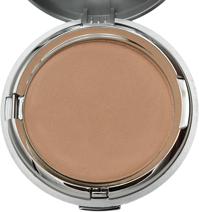 Medium Dark Buildable Coverage Long Lasting Pressed Finishing Powder, Oil Control Mattifying Shine Free, No Animal Testing, Cruelty, Talc & Paraben Free