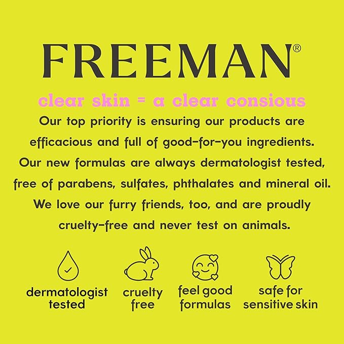 Freeman Makeup Remover + Cleansing Balm, Moisturizing & Nourishing Makeup Remover Balm, Coconut Oil & Vitamin E, Gently Removes Tough Makeup & Cleanses, 1.4 fl.oz./ 42 mL Jar, 1 Count