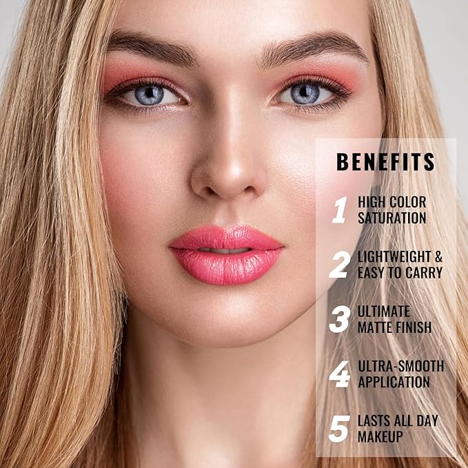 UCANBE 2pcs Matte Lip Tint Stain Set, 1 Lip Stain & 1 Lip Liner Pencil, Long Lasting Waterproof Lightweight Non-sticky Liquid Lipstick for Women & Girl (03 ESPRESSO)