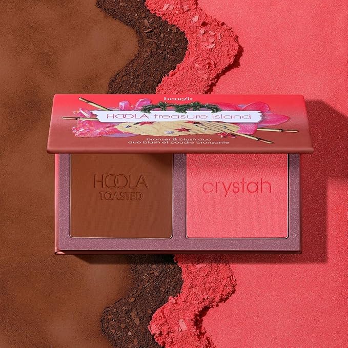 Benefit Cosmetics Hoola & WANDERful World Duo Mini Bronzer & Blush Value Set Hoola Treasure Island