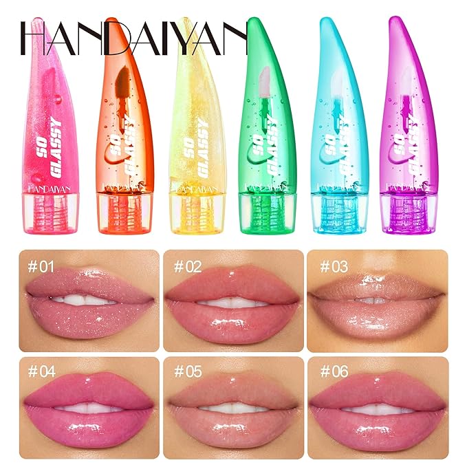 Lip Glow pH Lip Color Changing Lip Gloss - Thermal Discoloration, Tinted Plumping Lip Oil with Long Lasting Moisture & Natural, Radiant Finish(#03)