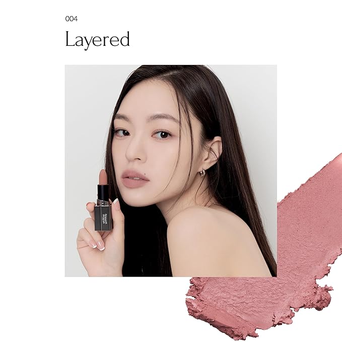 MUZIGAE MANISON City Chic Trio - 04 Layered | Objet water 01 Signature & 02 Spicy & Moodwear Blur 04 Layered | K-Beauty Lip Stain Matte Lipstick