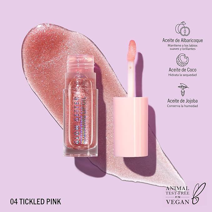 Glow Getter Hydrating Lip Oil (004, Tickled Pink)