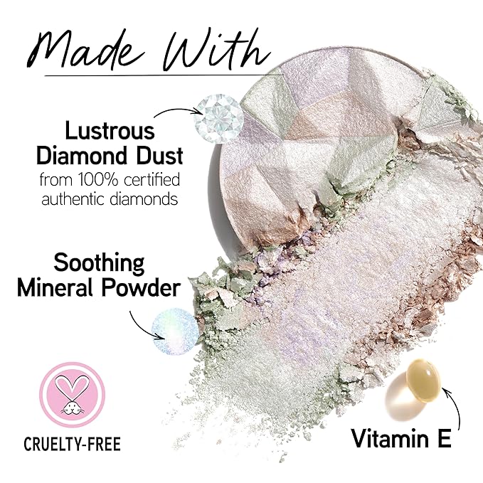 Physicians Formula Mineral Wear Diamond Dust, Radiant Soft-Focus Finish, Talc-Free Powder & Serum Hybrid with Diamond Dust & Vitamin E, Cruelty-Free & Vegan-Luminous Corrector