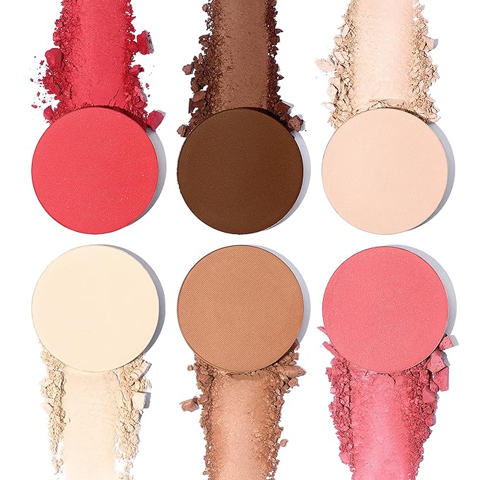 CHADO Shadows & Lights Refills – Powder | Palette Refill Pans (Compact Not Included) | Natural Face Powders for All Skin Types | Multifunctional Refills for Complexion and Eyes | Cruelty Free (Nude 63)