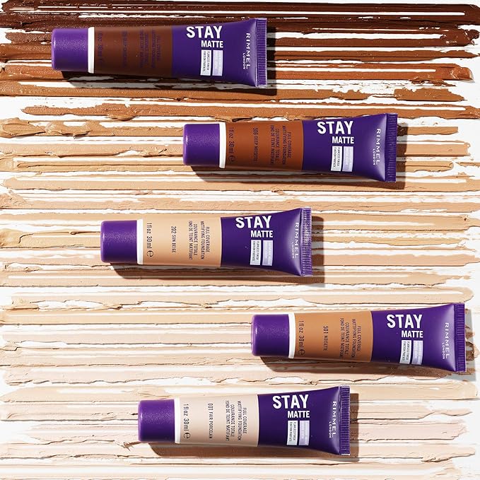 Rimmel Stay Matte Foundation, Light Ivory, 1 Fluid Ounce (Pack of 2)