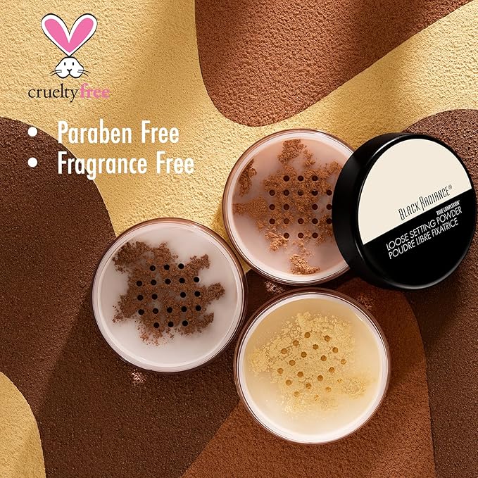 Black Radiance True Complexion Loose Setting Powder, Cocoa Kisses, 0.64 Ounce (Packaging May Vary)