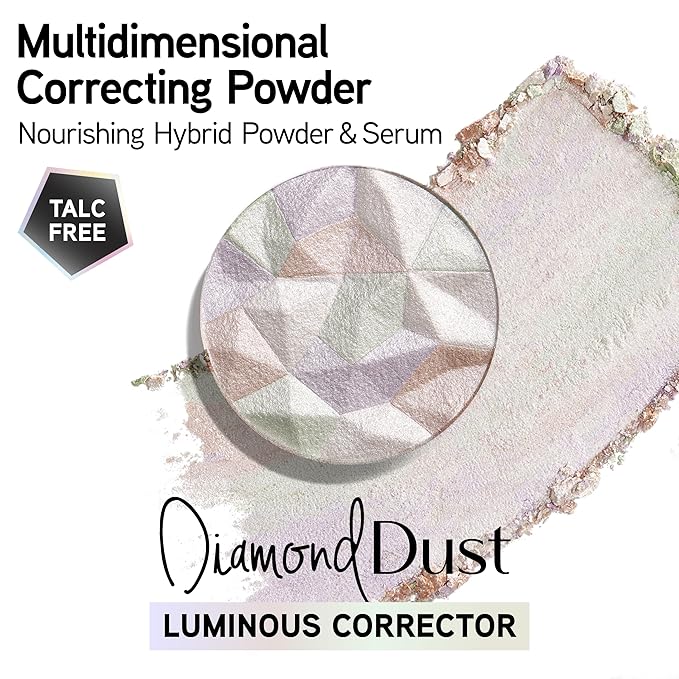 Physicians Formula Mineral Wear Diamond Dust, Radiant Soft-Focus Finish, Talc-Free Powder & Serum Hybrid with Diamond Dust & Vitamin E, Cruelty-Free & Vegan-Luminous Corrector