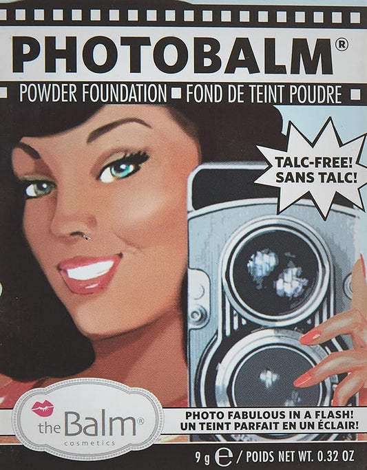 theBalm PhotoBalm Talc Free Powder Foundation, Dark