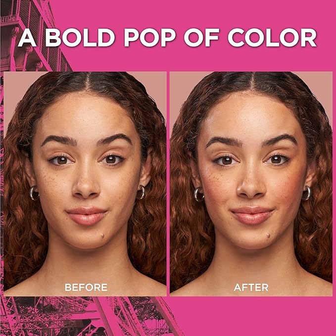 L'Oreal Infallible Up to 24H Fresh Wear Soft Matte Blush Bundle with Confident Pink 10 and Fearless Coral 05, 0.31 Oz Each