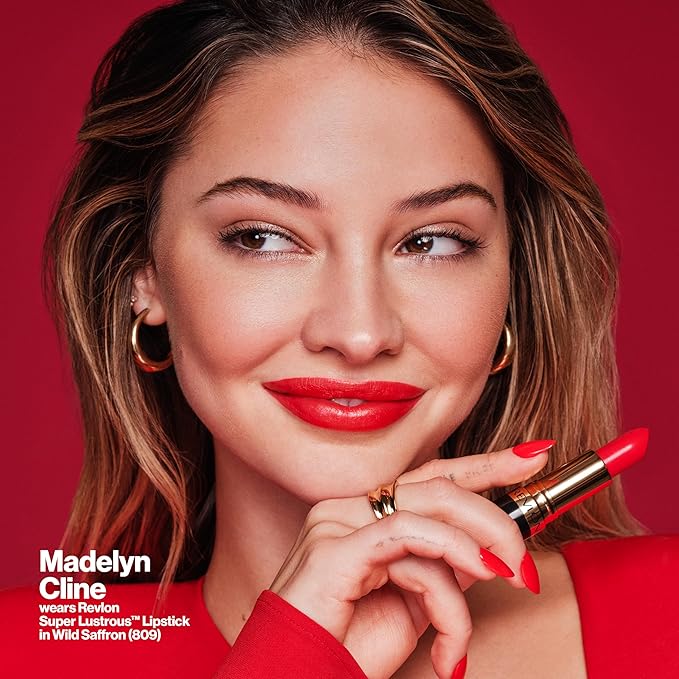 Revlon Super Lustrous Lipstick, Creamy Formula For Soft, Fuller-Looking Lips, Moisturized Feel, 405 Silver City Pink, 0.15 oz