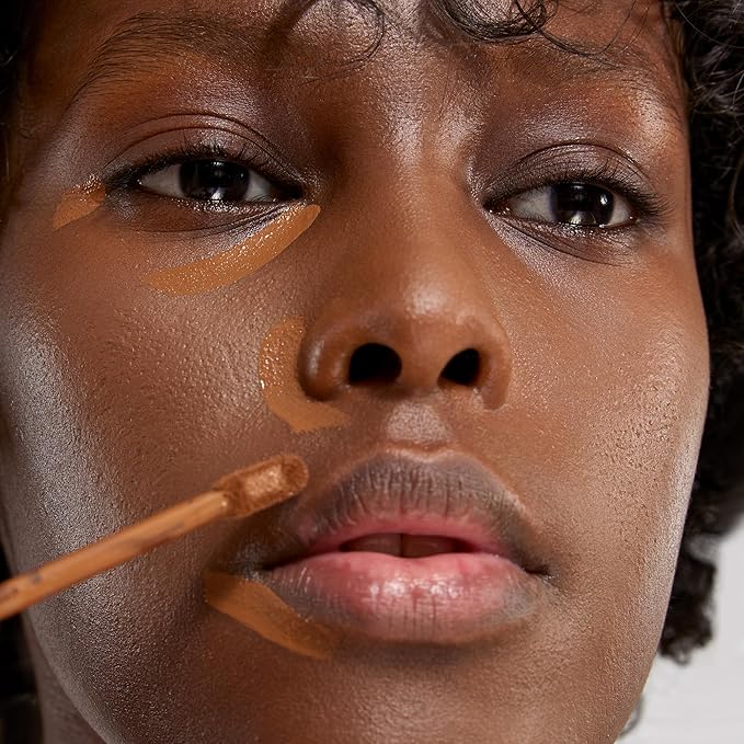 Liquid Foundation & Under Eye Concealer - Make Up Set for Flawless Dark Skin Base - Matte Foundation (Truffle) and Liquid Concealer (Espresso)