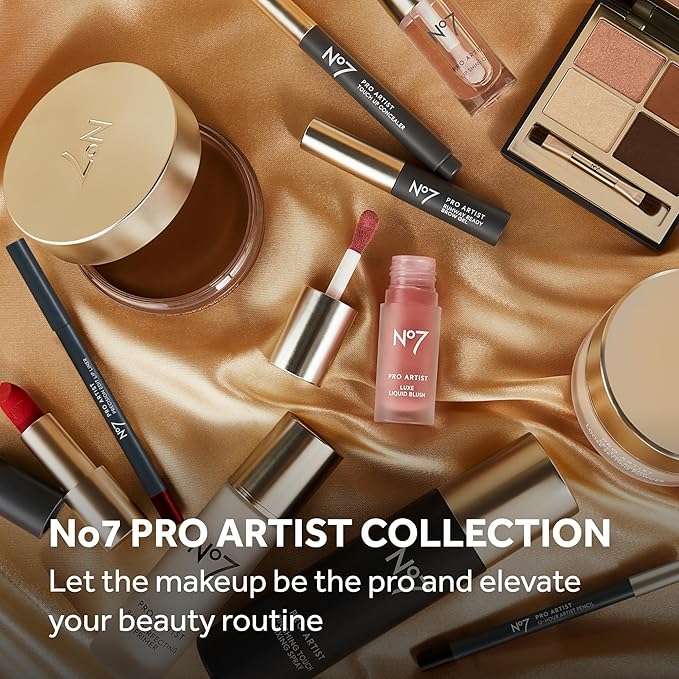 No7 Pro Artist Soft Glow Cream Bronzer - Blendable Cream Makeup with a Lightweight Formula - Customizable Face Makeup for a Natural, Sun-Kissed Glow - Medium (1.26 oz)